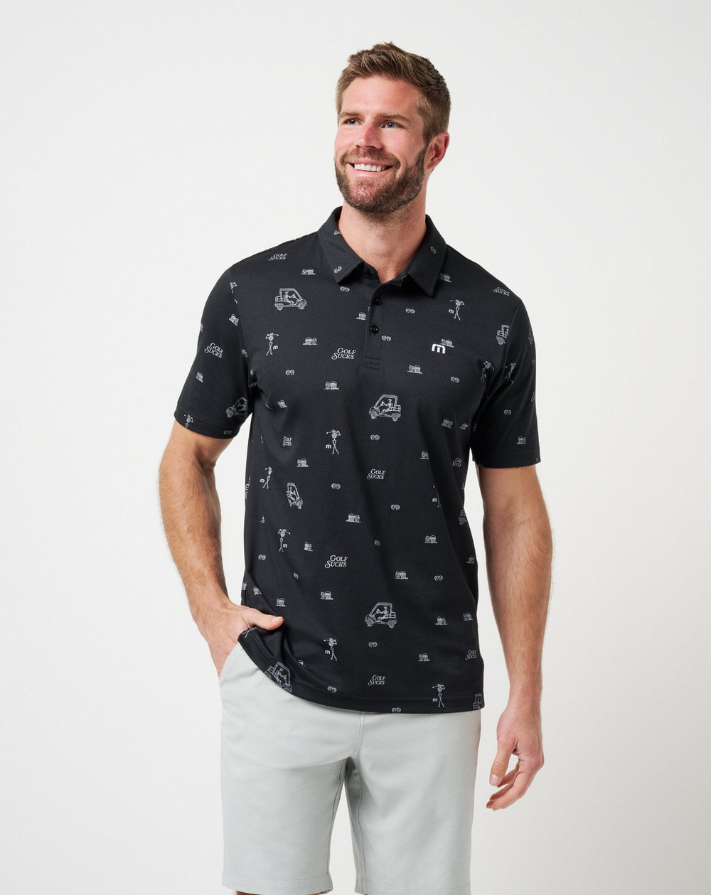 Black Travis Mathew Men|Golf
