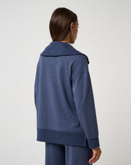 Heather Navy Blazer Travis Mathew Women