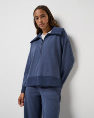 Heather Navy Blazer Travis Mathew Women