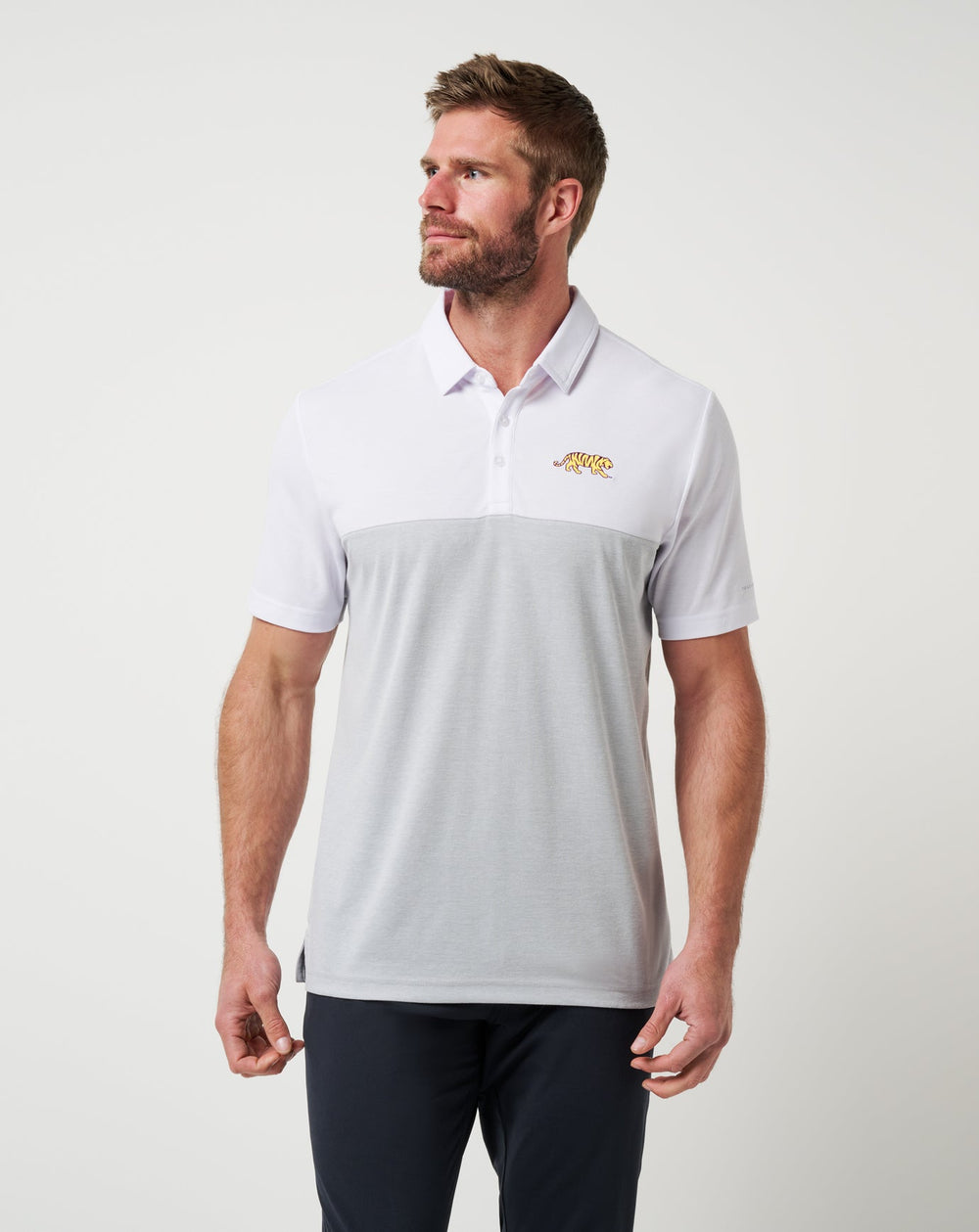 White/Heather Grey Travis Mathew Game Day|New