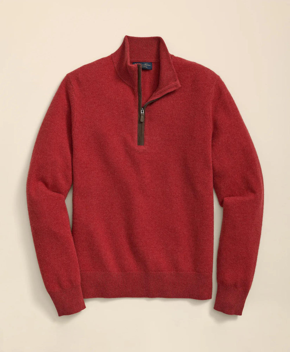 3-Ply Cashmere Quarter-Zip Sweater