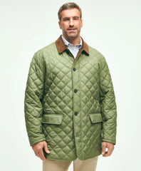 Big & Tall Paddock Diamond Quilted Coat