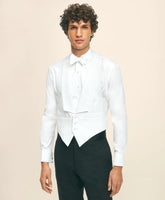 Black Fleece Formal Vest in Cotton Pique