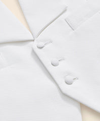 Black Fleece Formal Vest in Cotton Pique