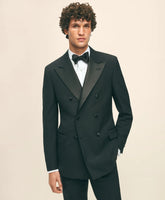 Black Fleece Peak Lapel Tuxedo in Wool-Silk