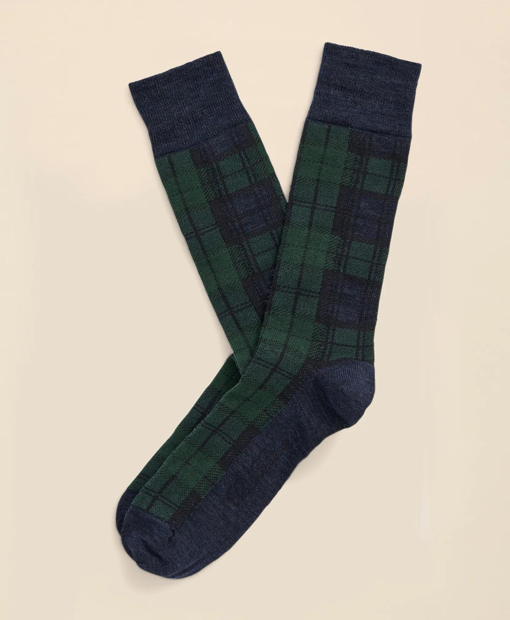 Black Watch Tartan Crew Socks