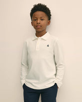 Boys Cotton-Blend Pique Polo Shirt