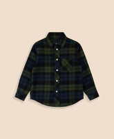 Boys Cotton Brushed Flannel Shirt