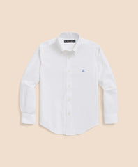 Boys Non-Iron Stretch Cotton Oxford Sport Shirt
