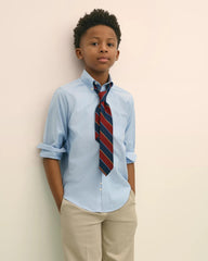 Boys Non-Iron Supima® Oxford Polo Button-Down Dress Shirt