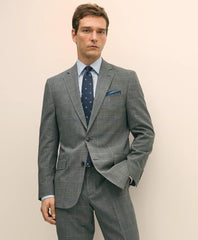 Brooks Brothers Explorer Collection Classic Fit Wool Check Suit Jacket