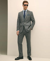 Brooks Brothers Explorer Collection Classic Fit Wool Check Suit Pants