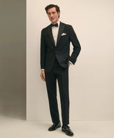 Brooks Brothers Explorer Collection Classic Fit Wool Tuxedo Pants