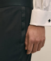 Brooks Brothers Explorer Collection Classic Fit Wool Tuxedo Pants