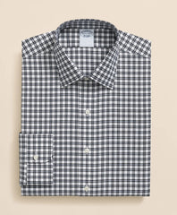 Brooks Brothers Explorer Collection Non-Iron Twill Ainley Collar Check, Dress Shirt