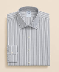 Brooks Brothers Explorer Collection Non-Iron Twill Ainsley Collar Striped, Dress Shirt