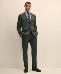 Brooks Brothers Explorer Collection Slim Fit Wool Overcheck Suit Jacket
