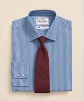 Brooks Brothers X Thomas Mason® Cotton English Collar, Stripe Dress Shirt
