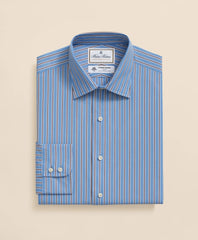 Brooks Brothers X Thomas Mason® Cotton English Collar, Stripe Dress Shirt