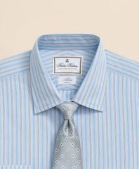 Brooks Brothers x Thomas Mason® Cotton Poplin Ainsley Collar, Multi Stripe Dress Shirt