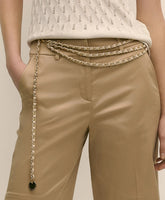 B-Low the Belt Gold-Tone Chain & Leather Waist Belt