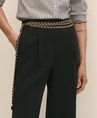B-Low the Belt Mini-Chain Leather Belt