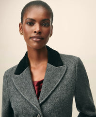 Chesterfield Coat in Wool Blend