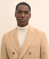 Classic Fit Camel Hair Double-Breasted 1818 Sport Coat