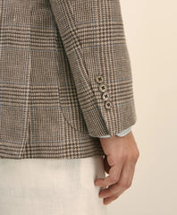 Classic Fit Linen-Silk-Cotton Check 1818 Sport Coat