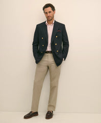 Classic Fit Stretch Wool Double-Breasted 1818 Blazer