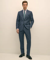 Classic Fit Wool Blue Check 1818 Suit