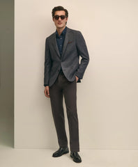 Classic Fit Wool Hopsack Gingham Sport Coat
