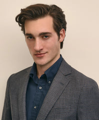 Classic Fit Wool Hopsack Gingham Sport Coat