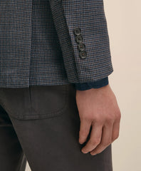 Classic Fit Wool Hopsack Gingham Sport Coat