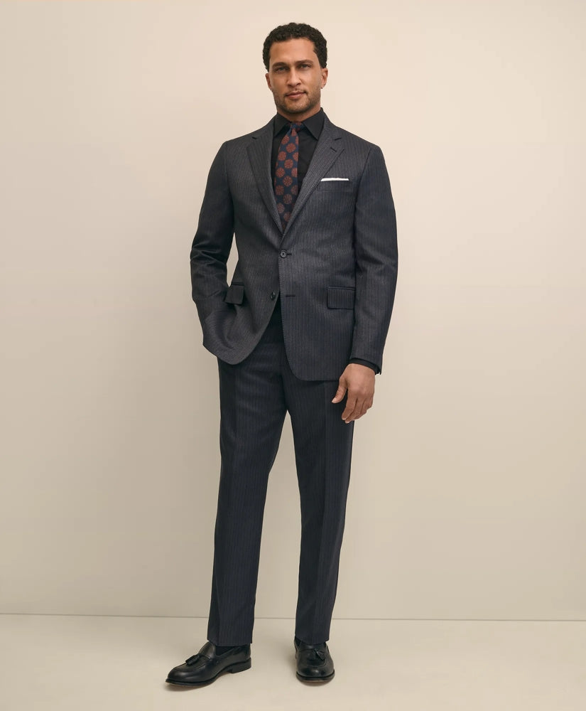 Classic Fit Wool Pinstripe 1818 Suit