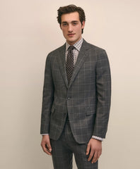 Classic Fit Wool Windowpane 1818 Suit