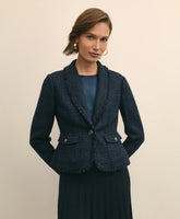 Fringed Boucle Jacket