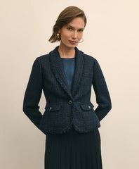 Fringed Boucle Jacket