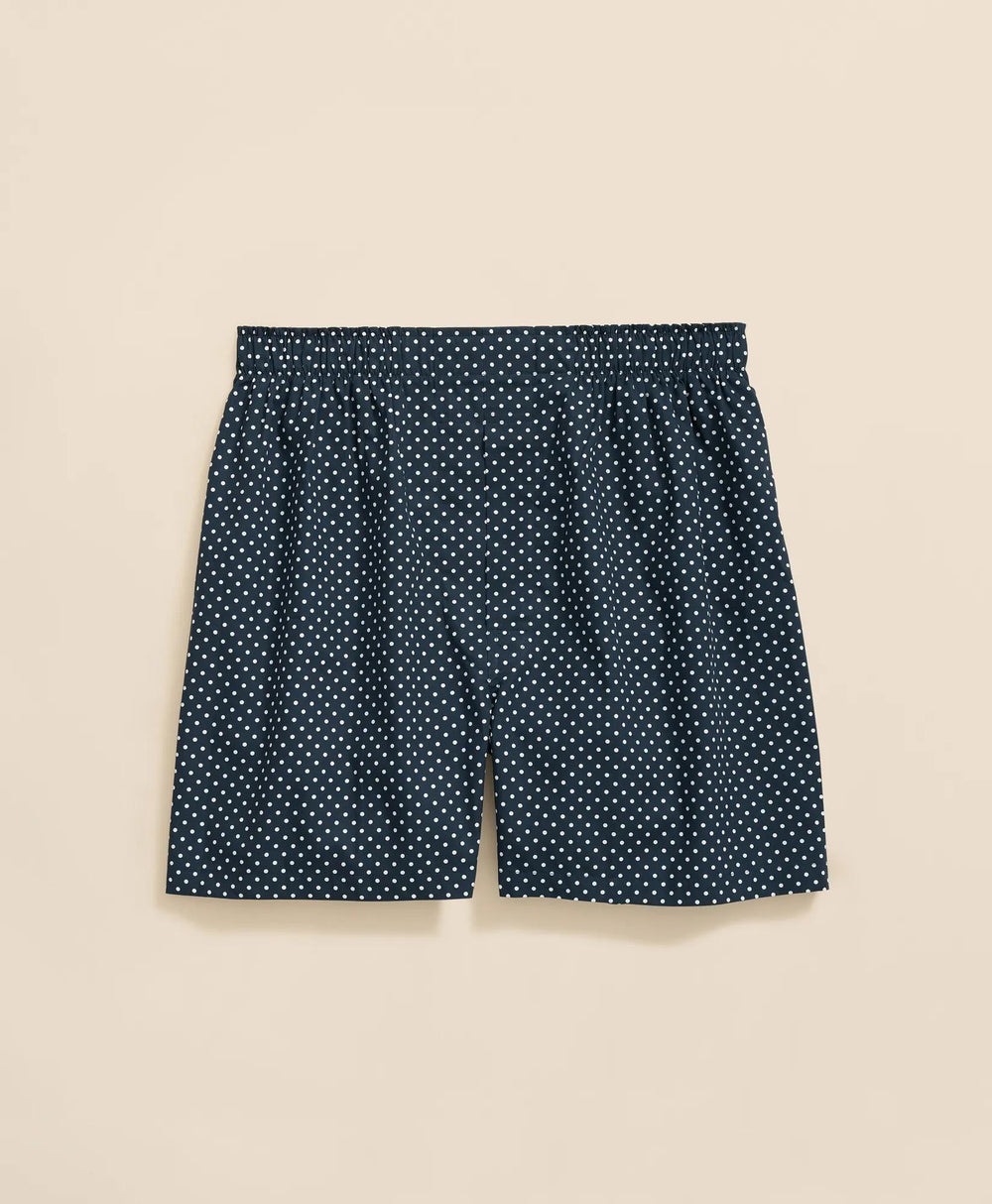 Cotton Broadcloth Dot Boxers