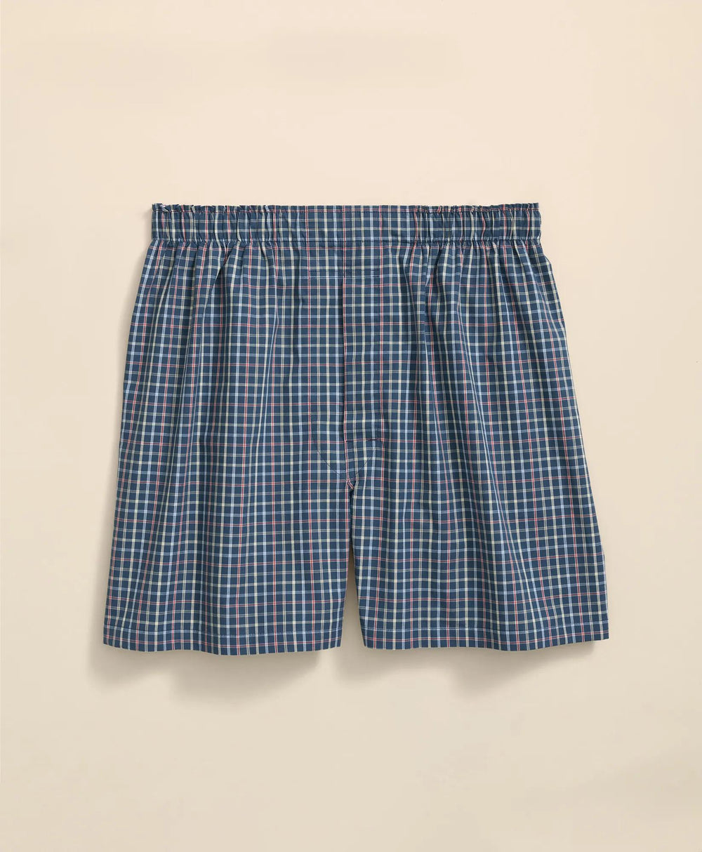Cotton Broadcloth Multi-Windowpane Boxers