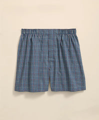 Cotton Broadcloth Multi-Windowpane Boxers