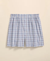 Cotton Broadcloth Plaid Boxers