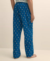 Cotton Broadcloth Holiday Dog Lounge Pants