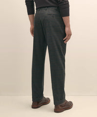 Cotton Pleated Side-Tab Chino