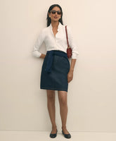 Denim Straight Skirt