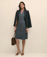 Effortless Knit Dress in Link Print