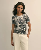 Floral Print Cotton Shell