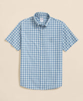 Friday Shirt, Poplin Short-Sleeve Grid Checks