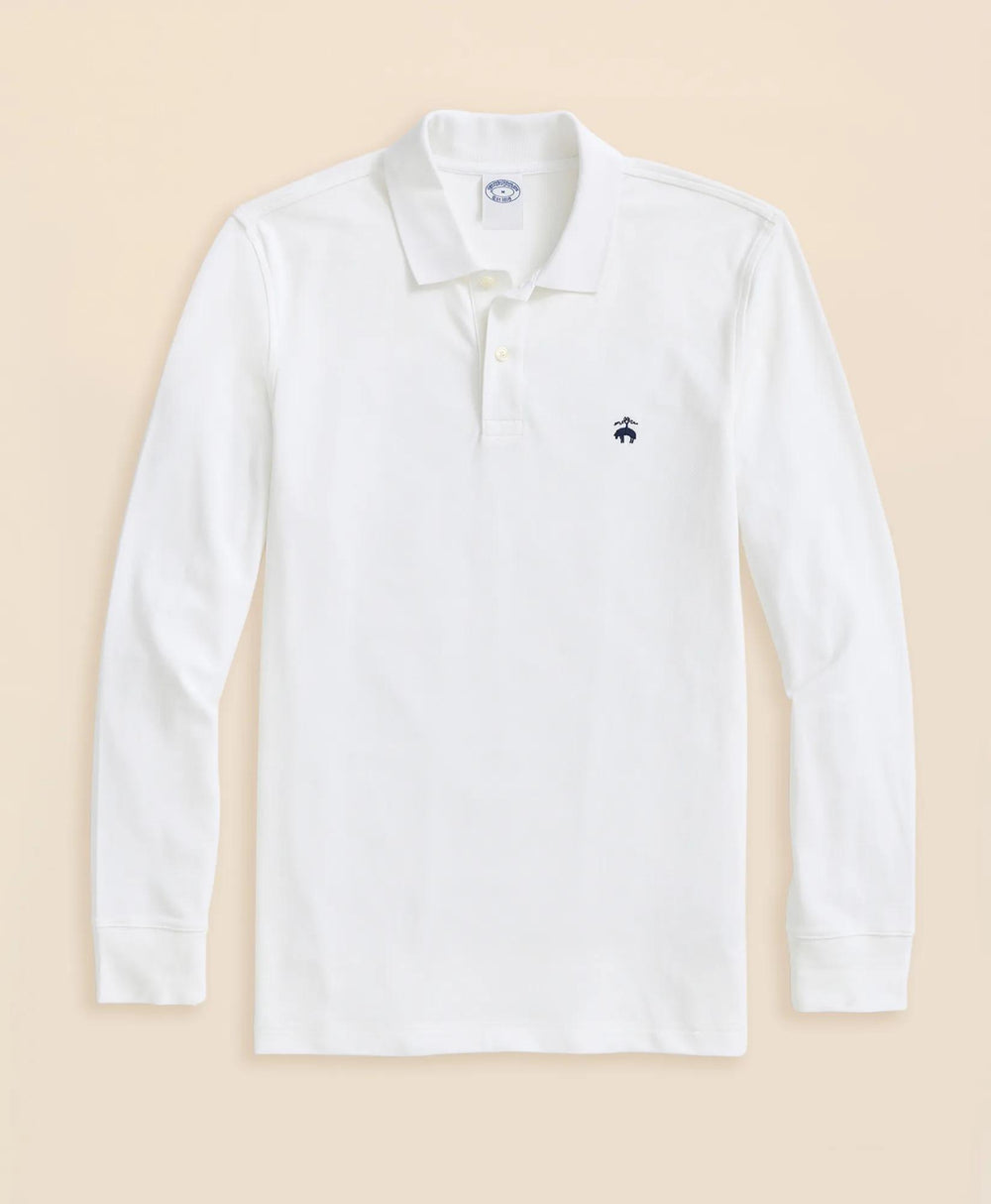 Golden Fleece® Stretch Supima® Long-Sleeve Polo Shirt