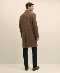 Lambswool Tattersall Balmacaan Coat